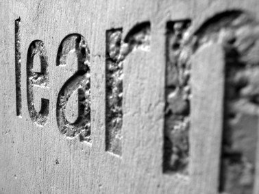 word learn engraved in stone